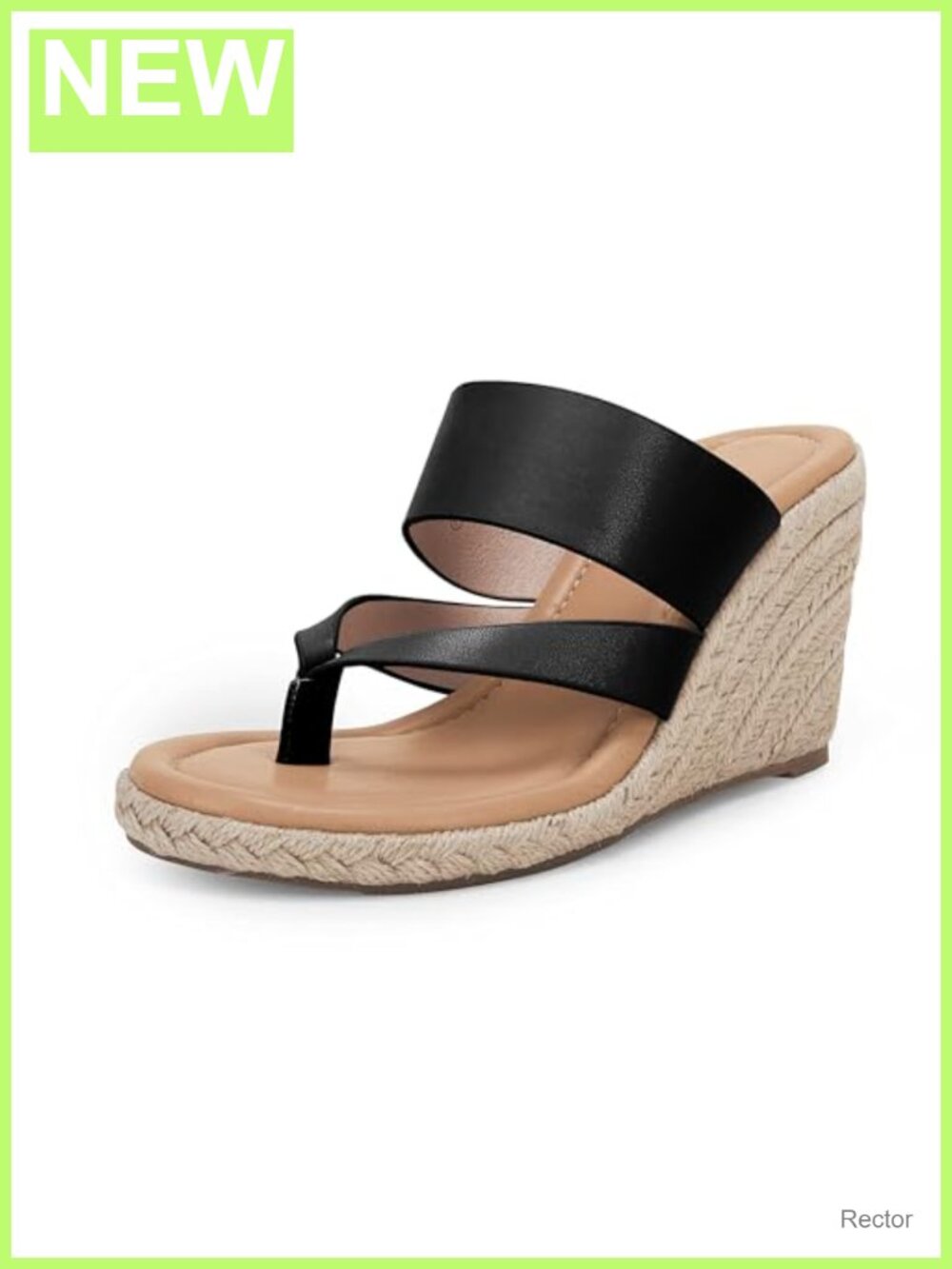 Espadrille Wedge Platform Thong Strap Slides Slip On Summer Sandals